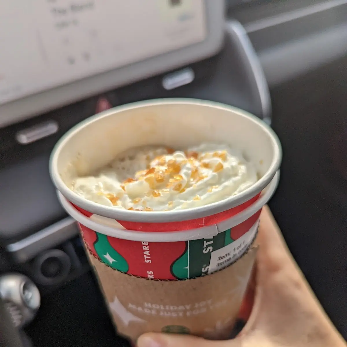Creme Brulee Latte Only 3 4 Full