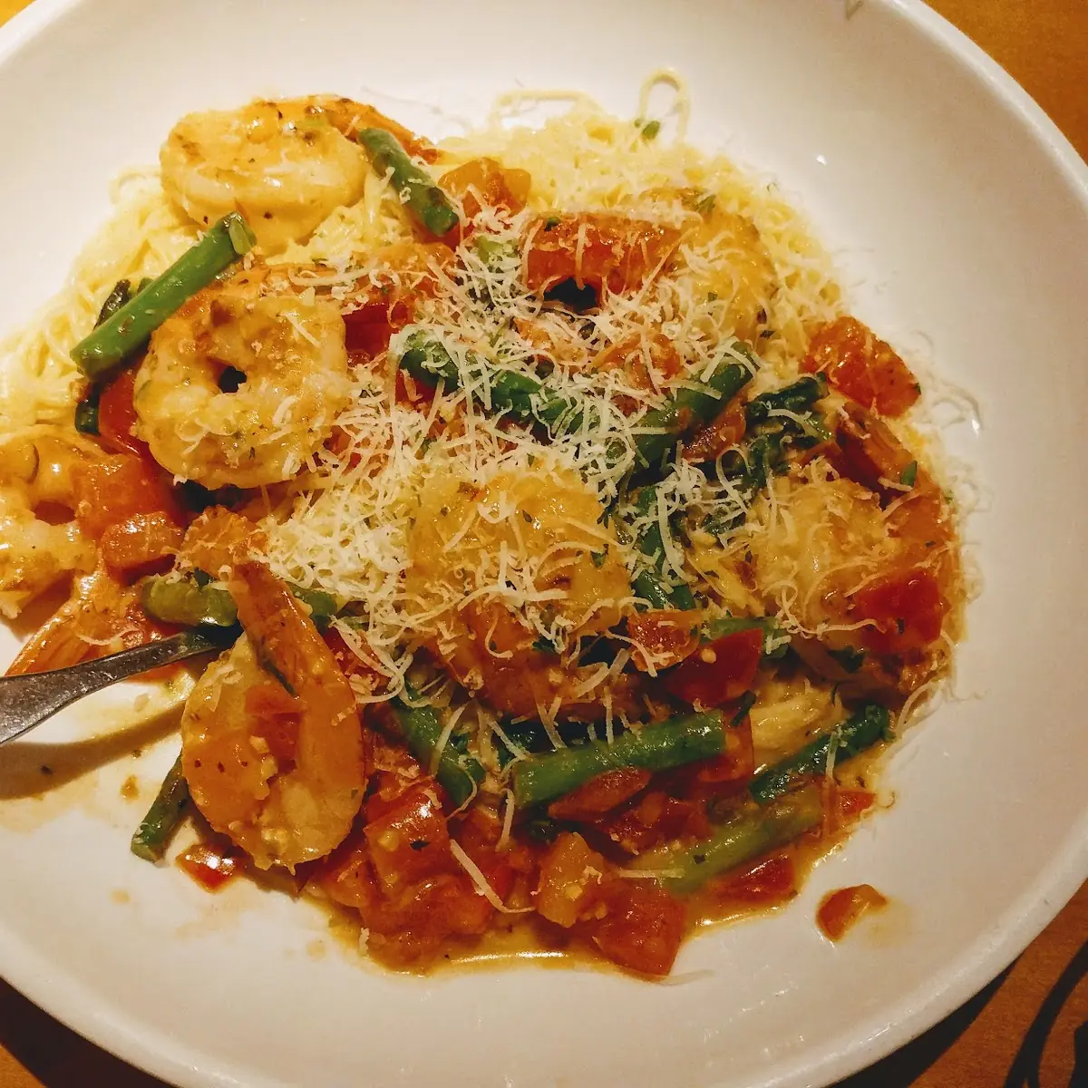 Shrimp Scampi with Asparagus