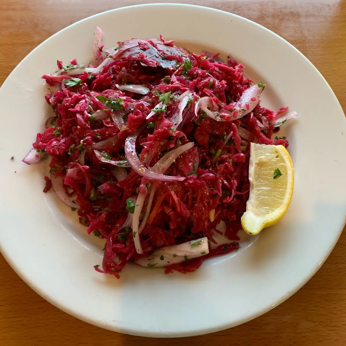 Red Cabbage Salad