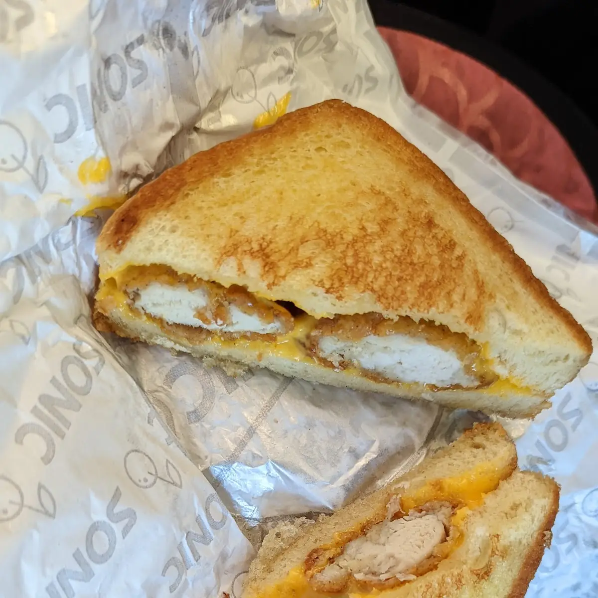 Chicken Strip Grilled Cheese