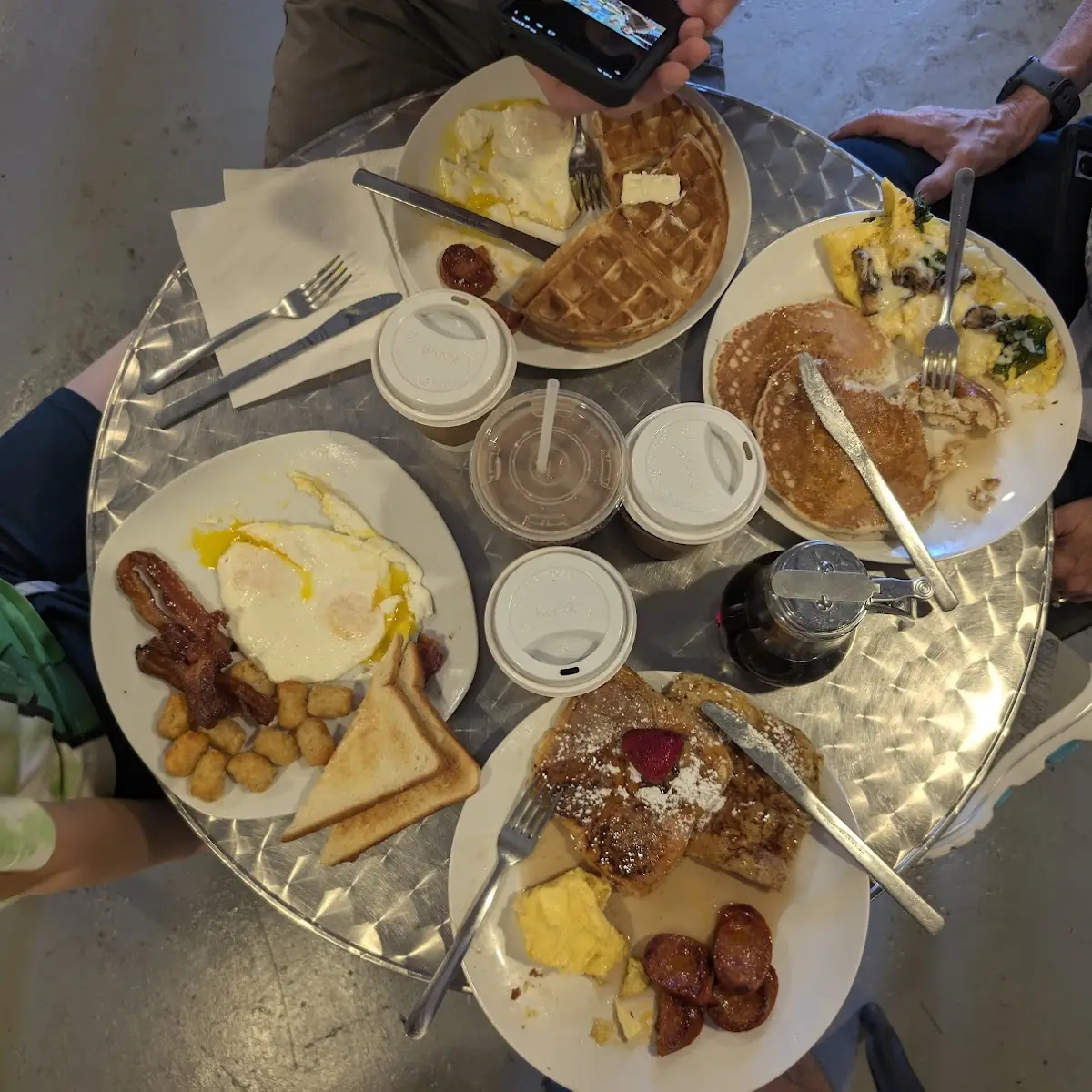 Breakfast with Scrambled Eggs