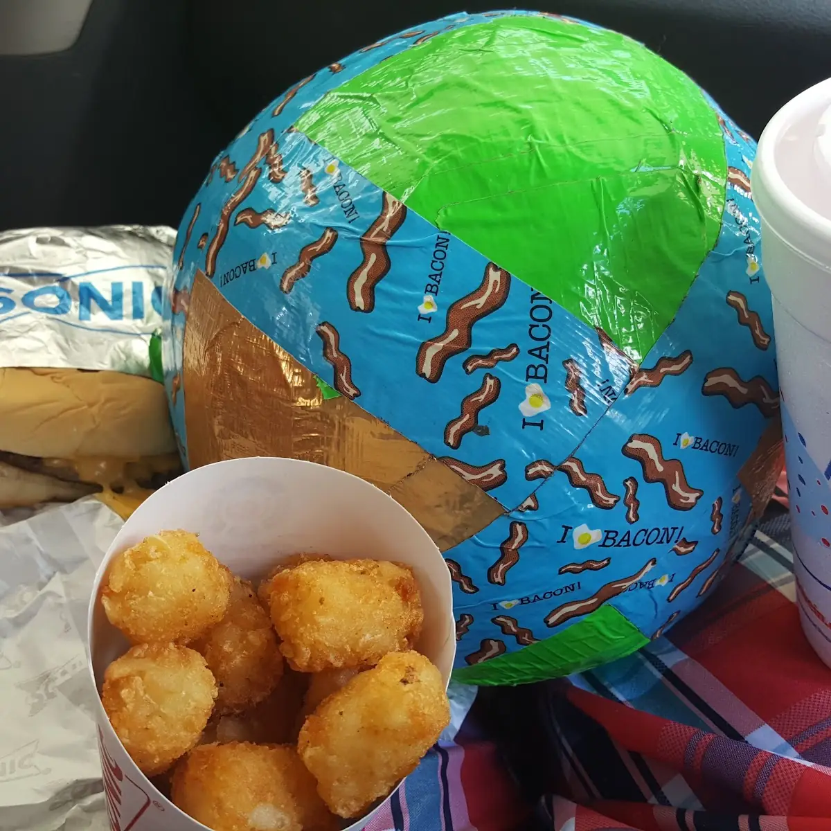Plain Sonic Cheeseburger Combo