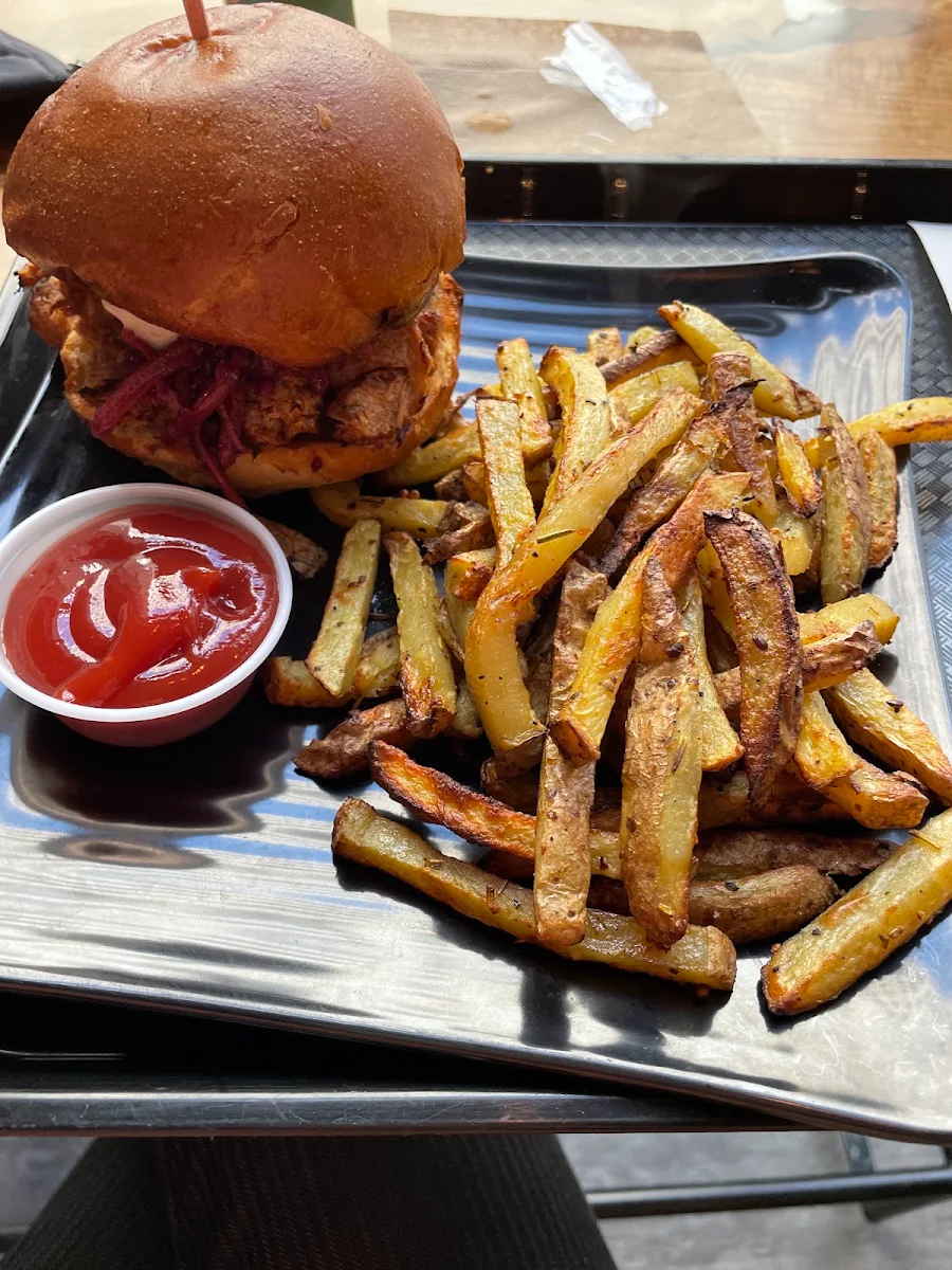 Teriyaki Mushroom Burger