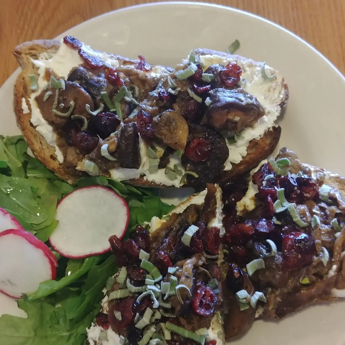 Wild Mushroom Tartine