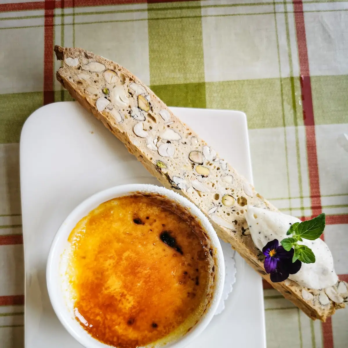 Crème Brûlée and Biscotti, Sage In The Garden