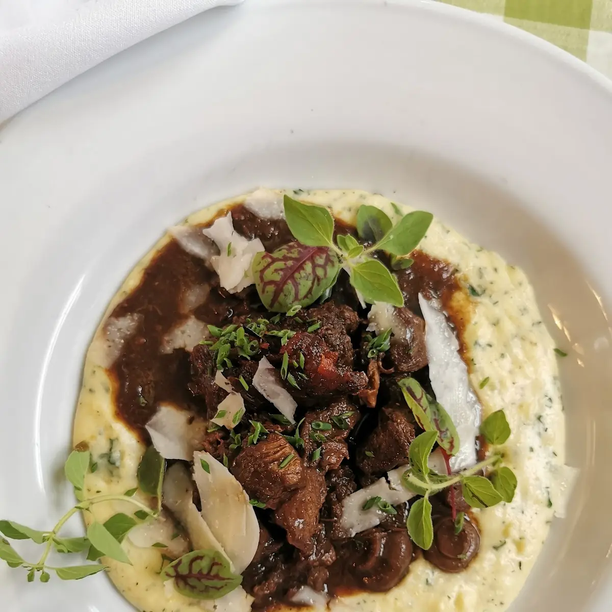 Mushroom Risotto, Sage In The Garden