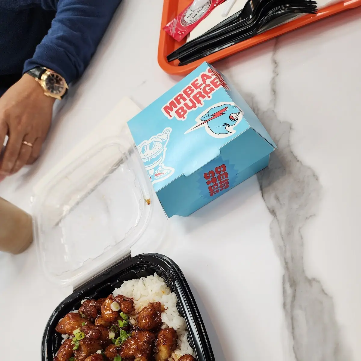 Orange Chicken with Rice