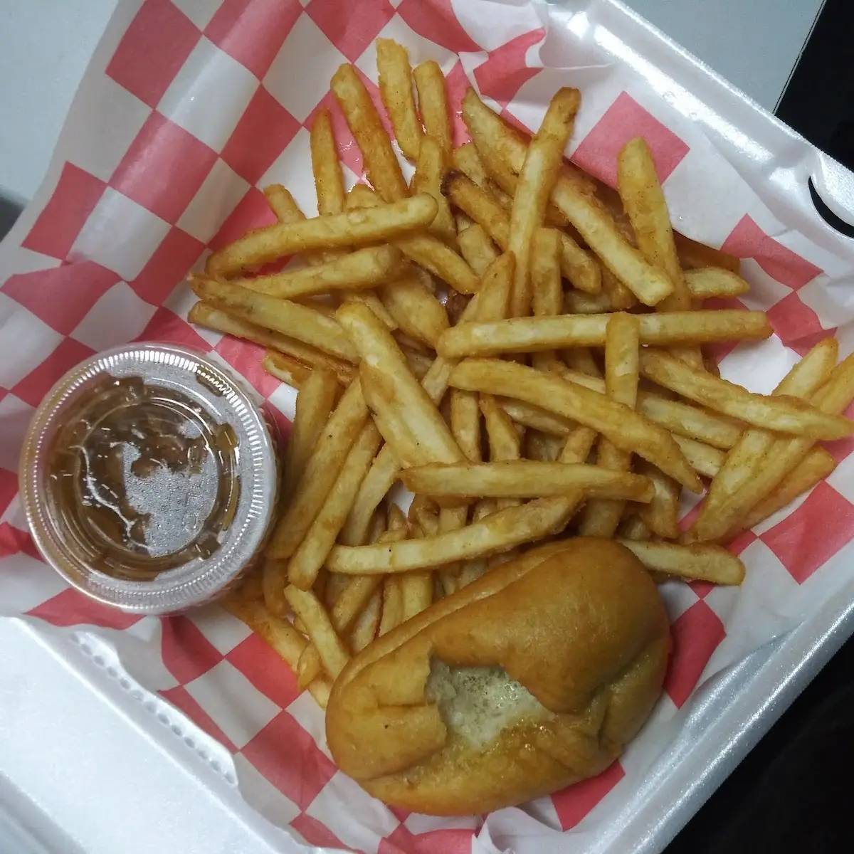 Part of Catfish Platter