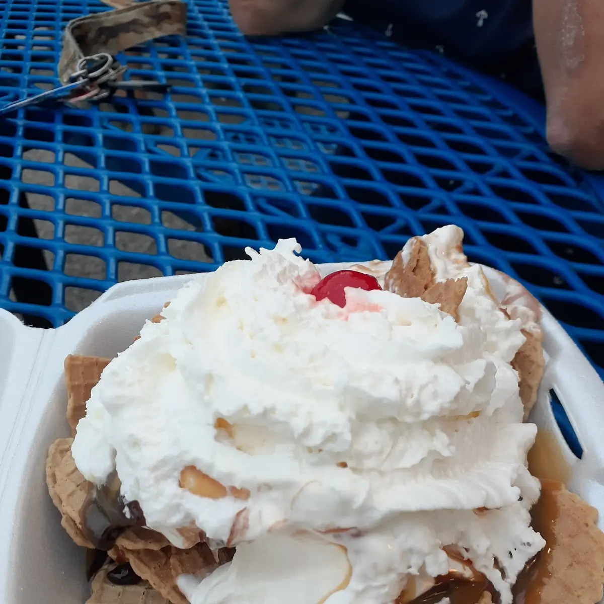Waffle Cone Chips Sundaes