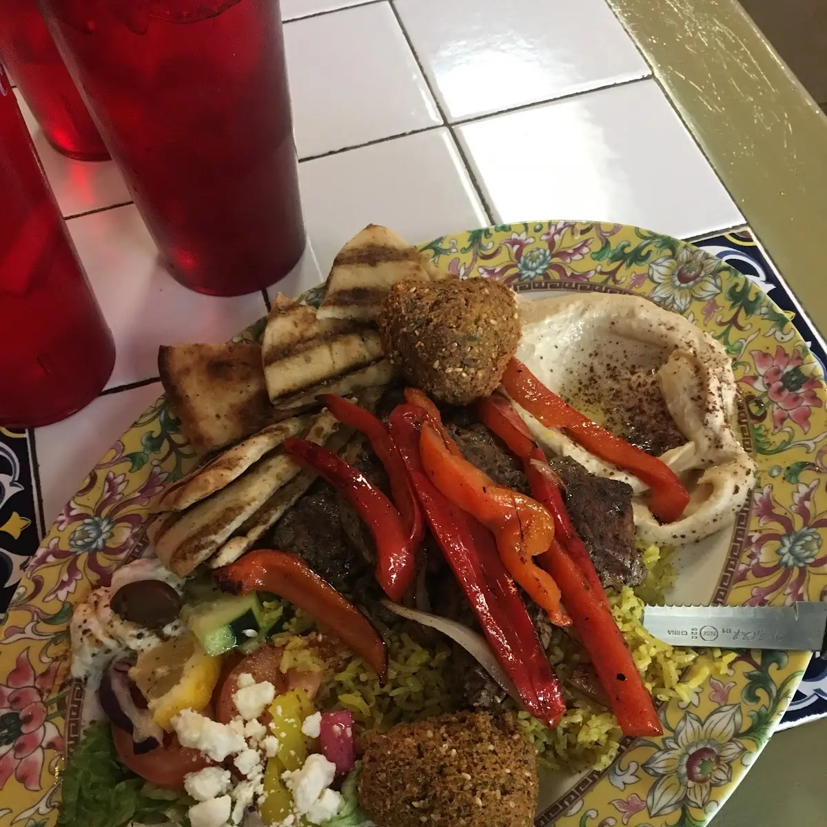 Lamb Kebab Platter