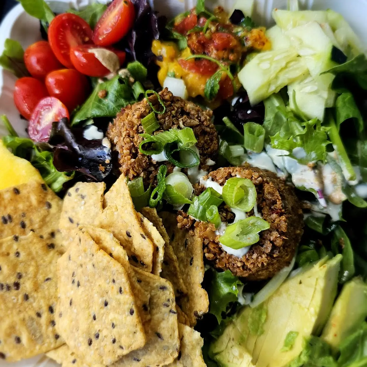 Falafel Hummus Wrap