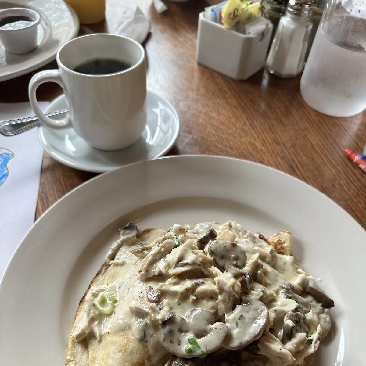 Chicken & Wild Mushroom Crepes