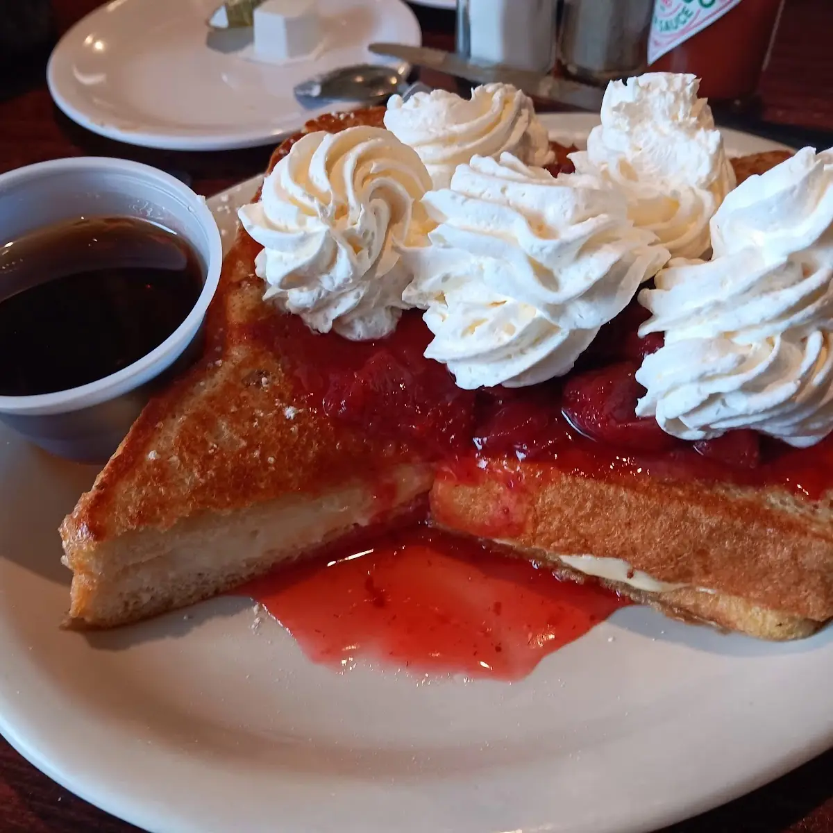 Strawberry Stuffed French Toast