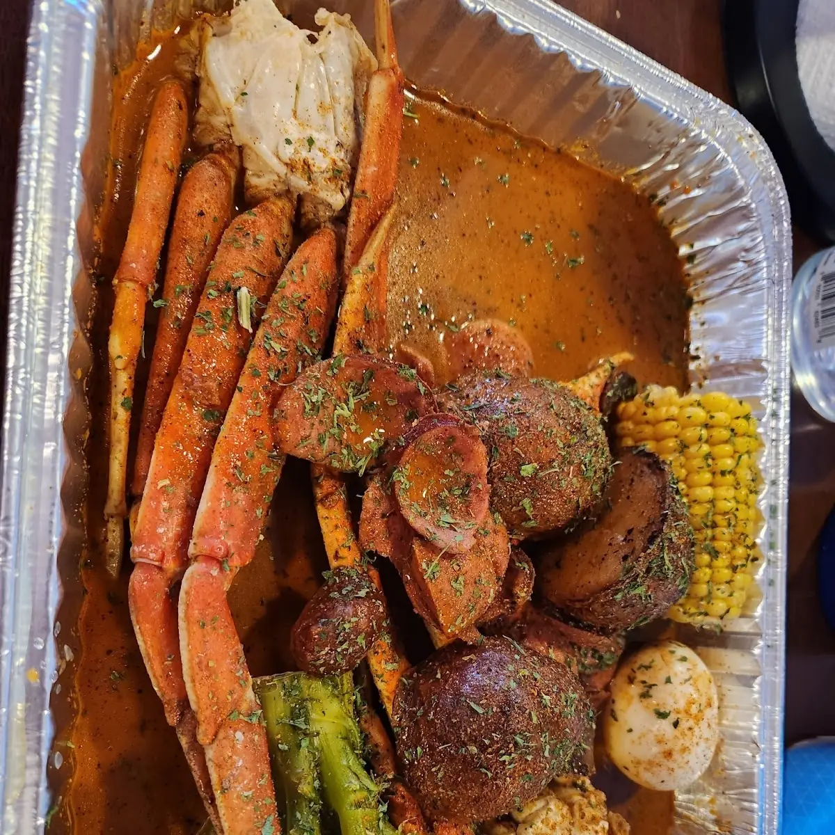 Lobster Tail & Shrimp & Snow Crab