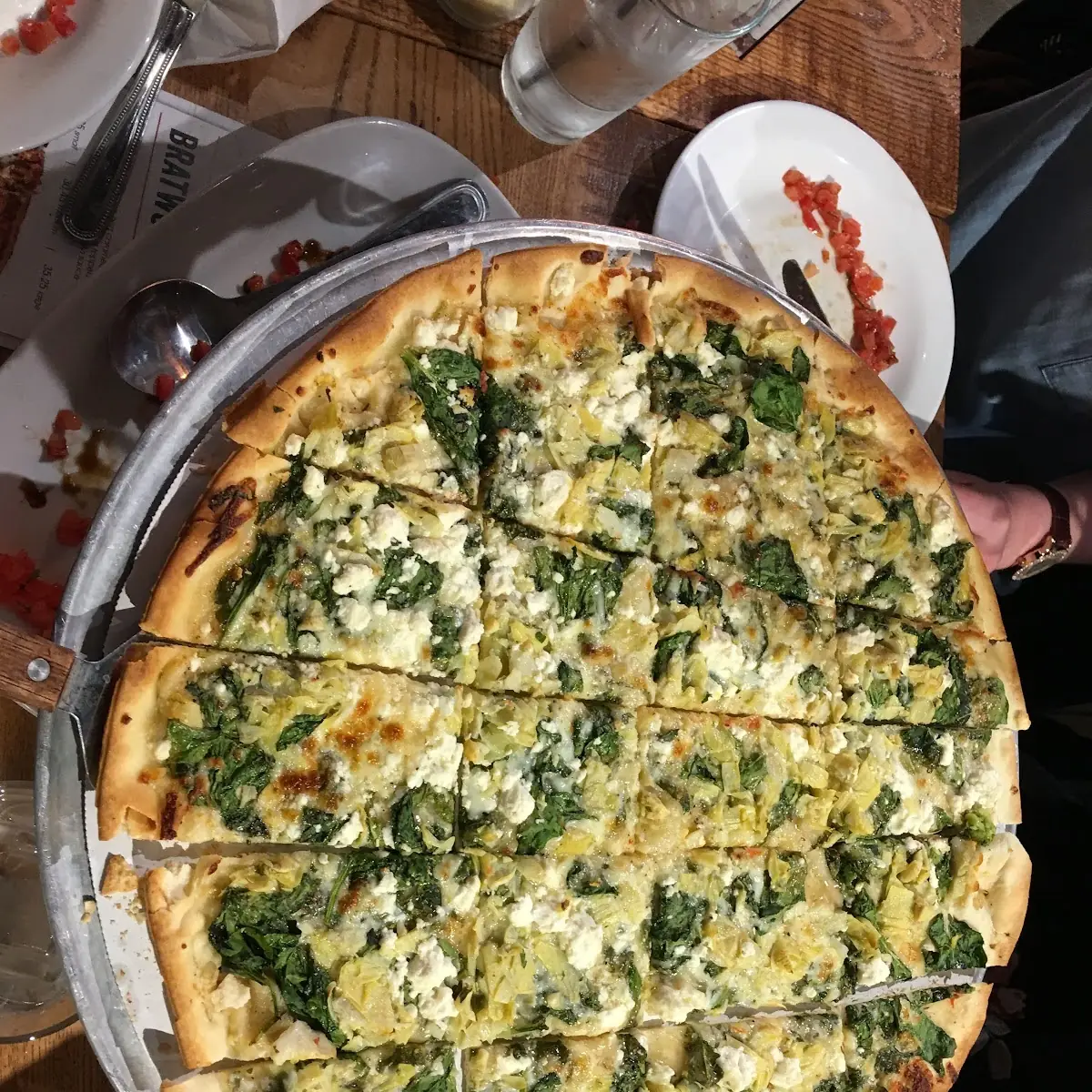 Spinach Pizza