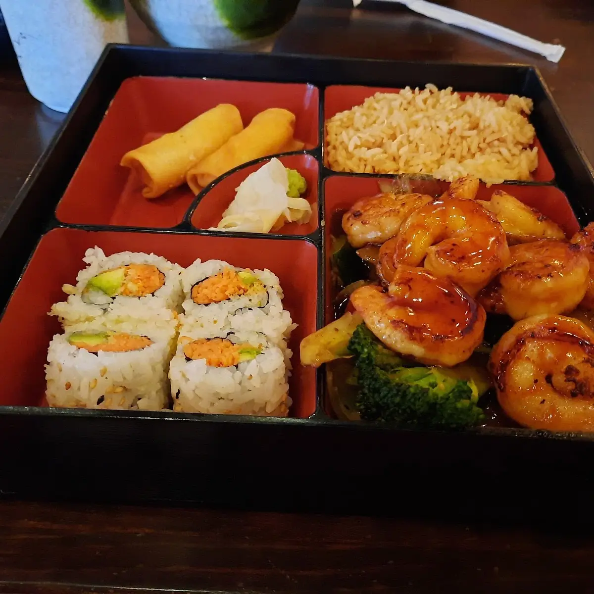Hibachi Shrimp Bento Box