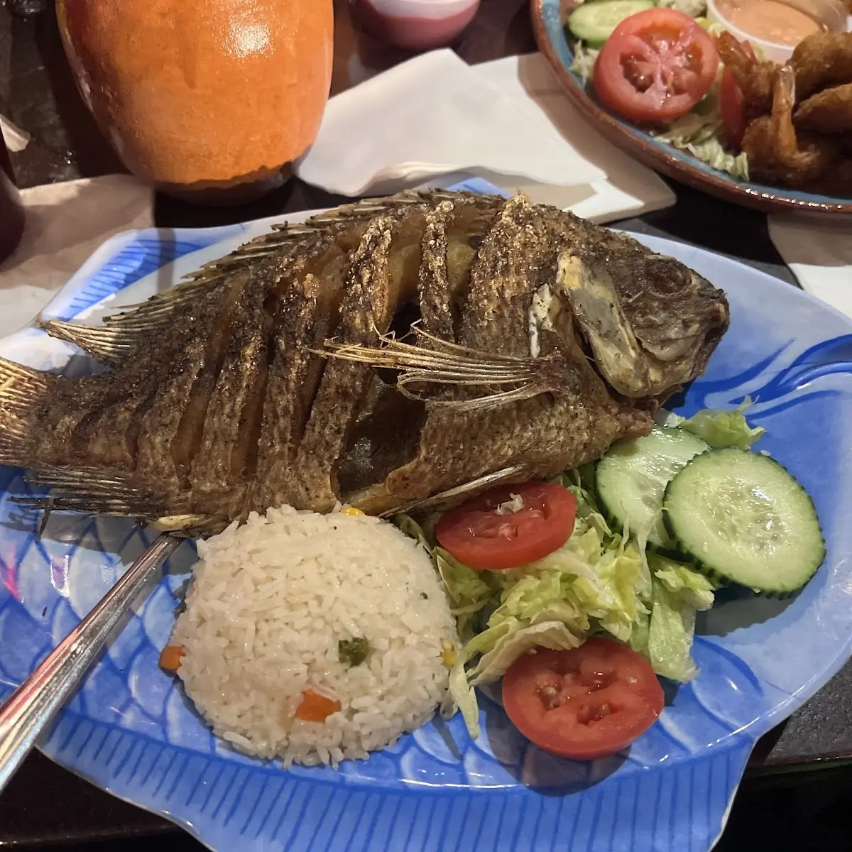 Huachinango Frito Red Snapper