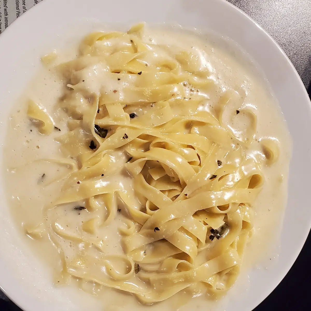 Fettuccine Alfredo