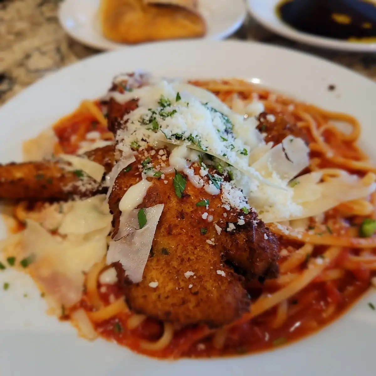 Eggplant Parmesan Linguini