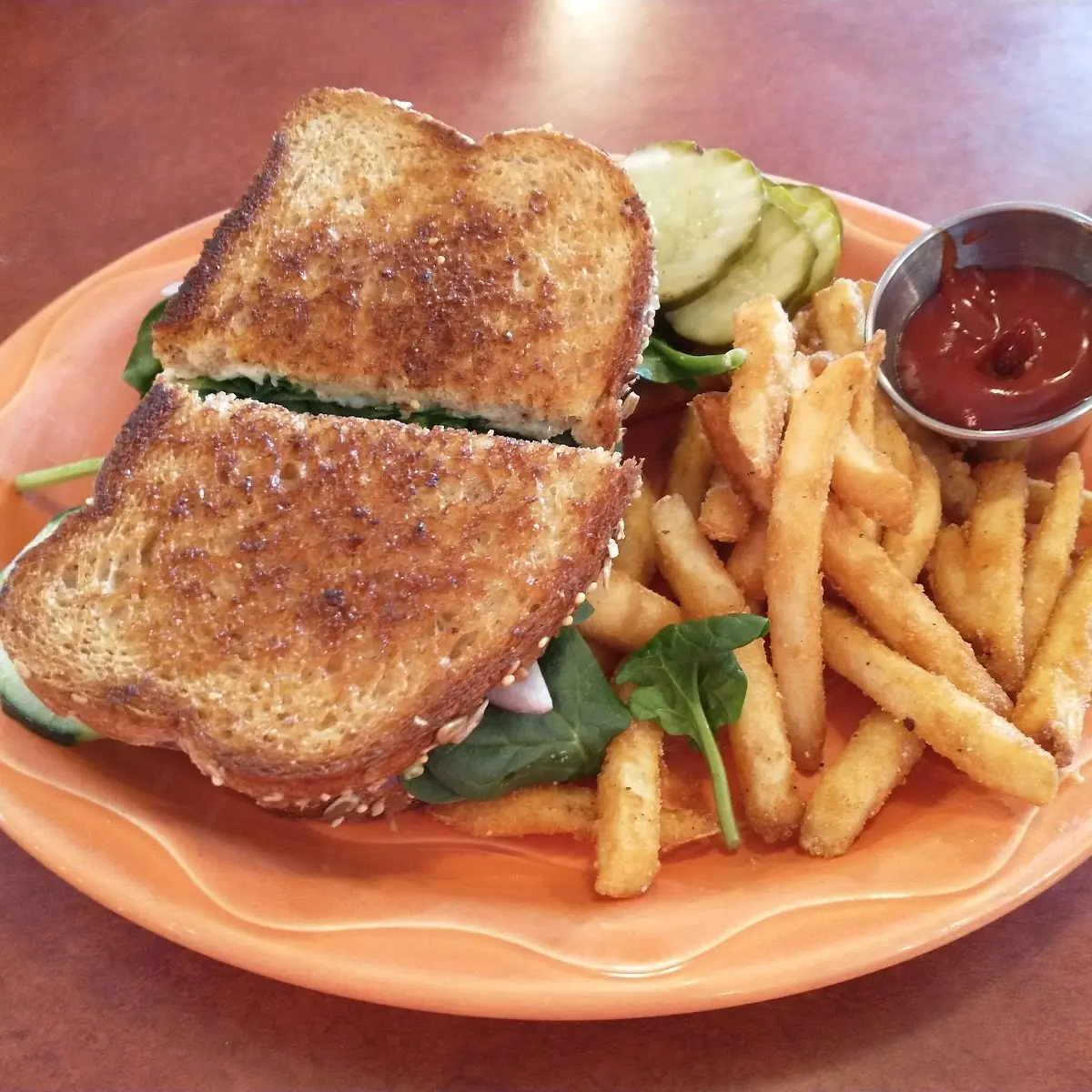 Veggie Cheese Melt Sandwich