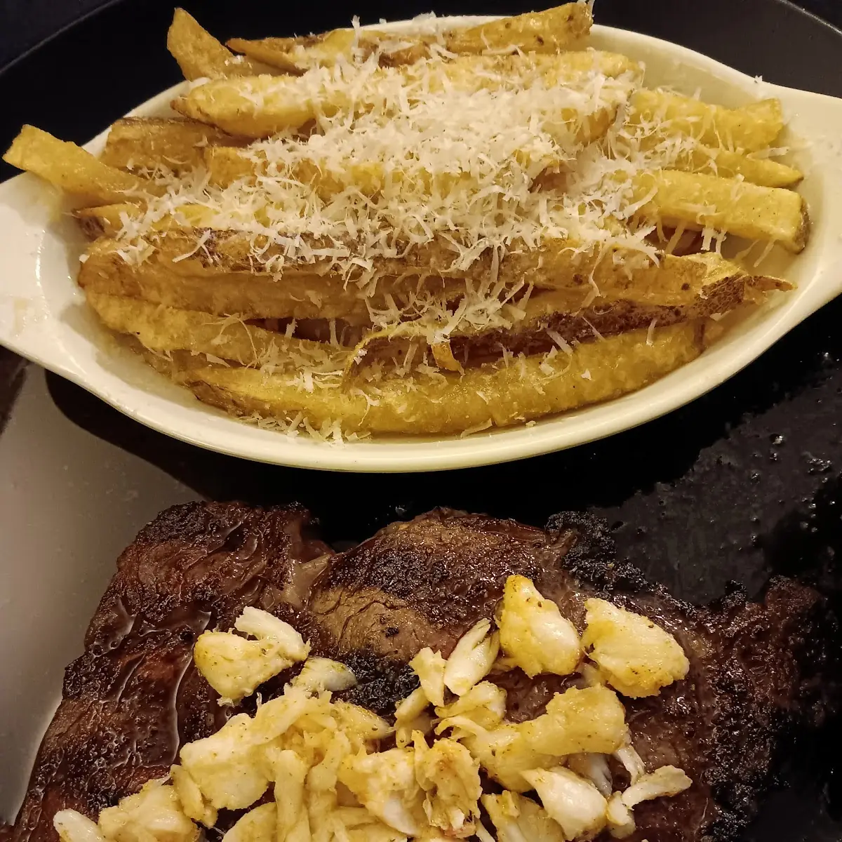 Ribeye Steak and Fries