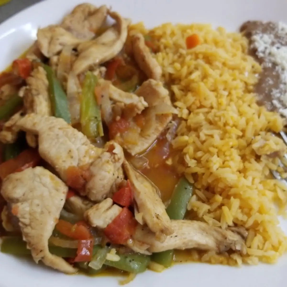 Fajitas de Pollo