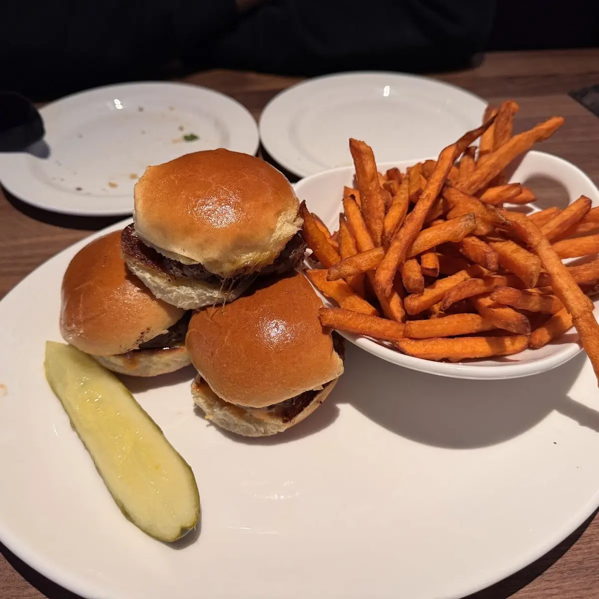 Steak Sliders and Sweet Potato Fries