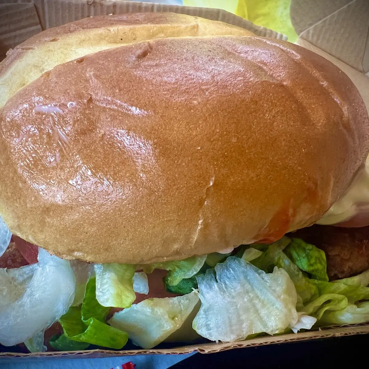 Spicy Deluxe Chicken Burger