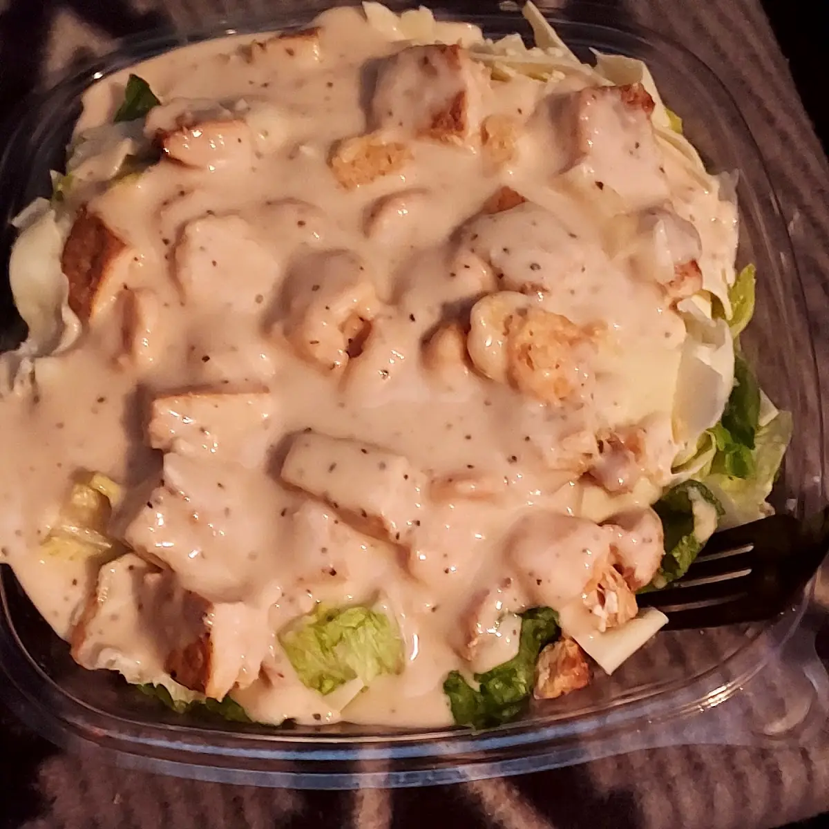 Parmesan Chicken Caesar Salad