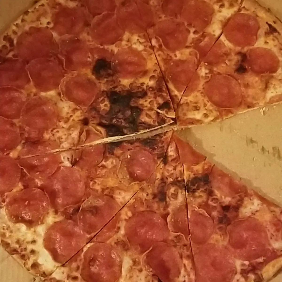 Burnt Pizza