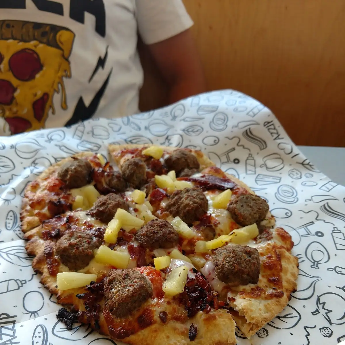Meat Ball Pepperoni Pineapple Bacon