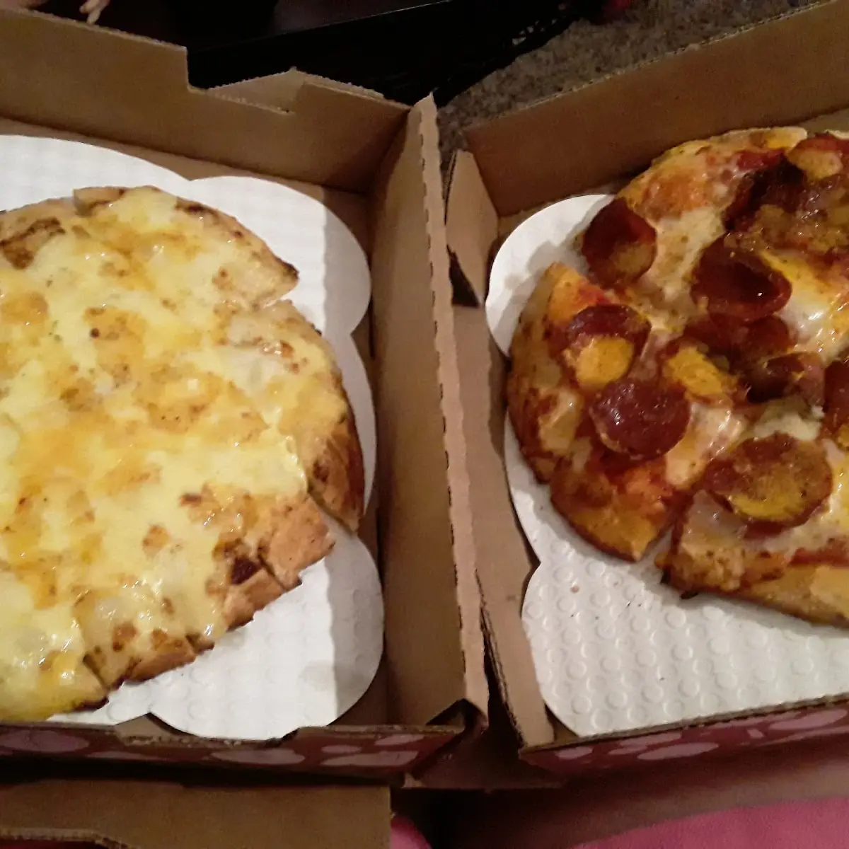 Pepperoni Pizza with Cheddar Cheese