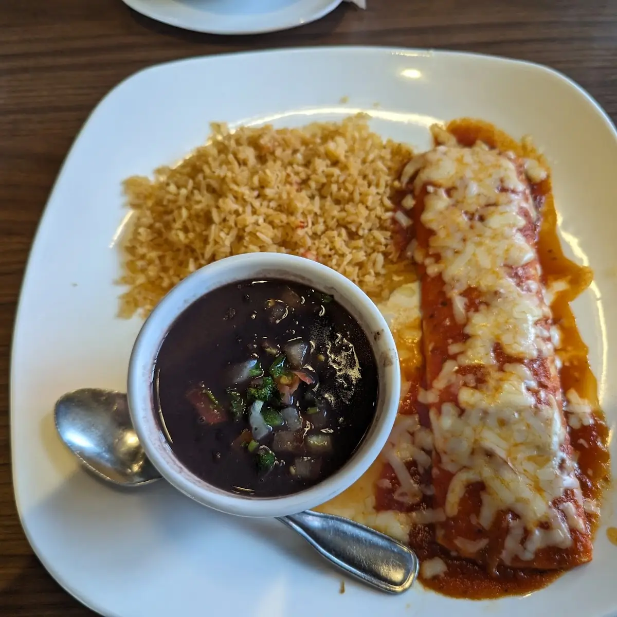 Burrito Mexican Rice and Black Beans