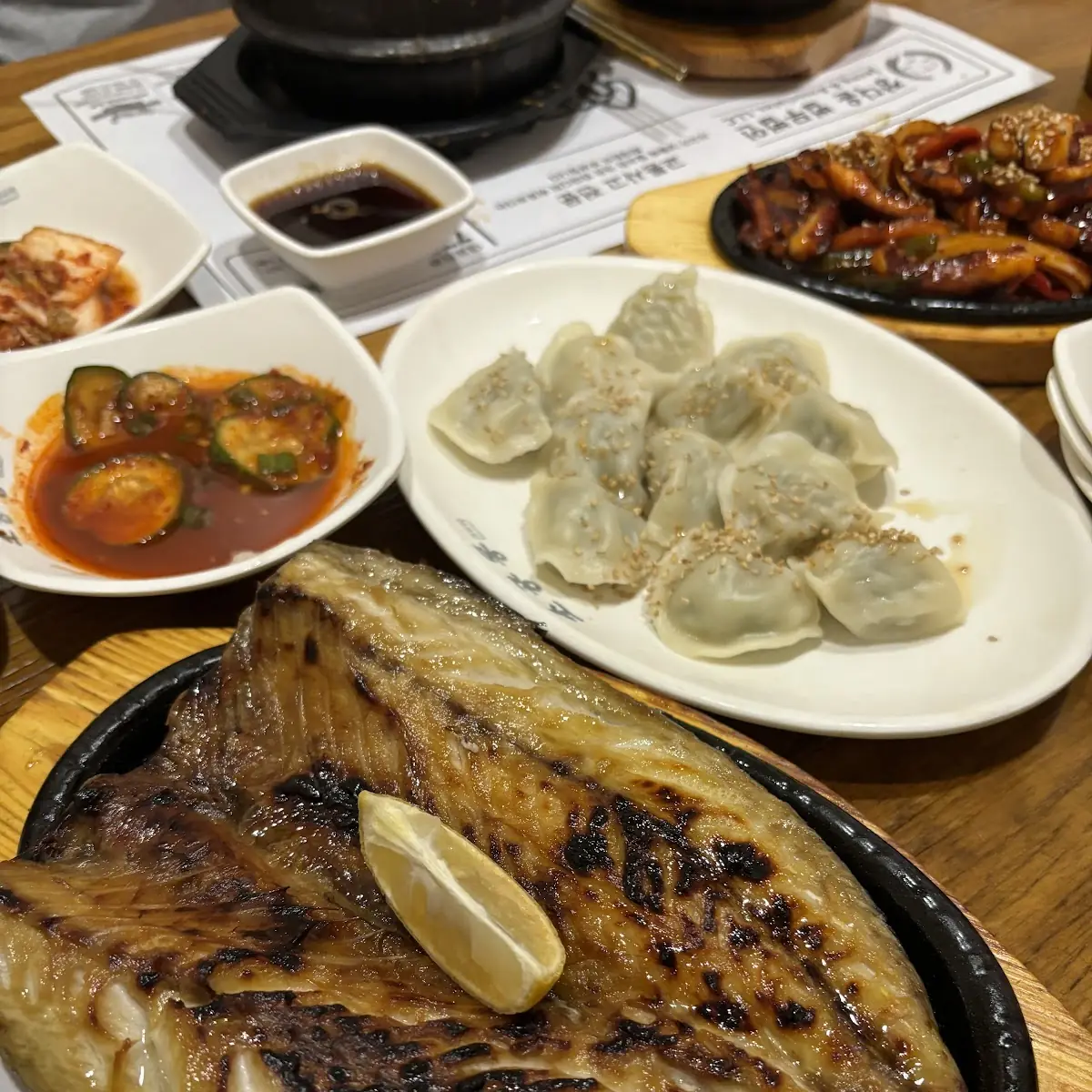 고등어 구이 grilled mackerel