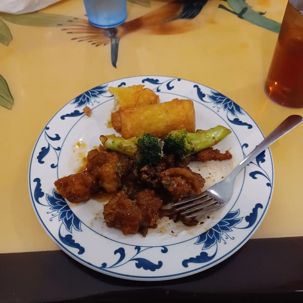 Egg Roll Hibachi Chicken