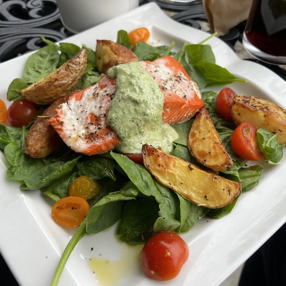 Salmon and Salad