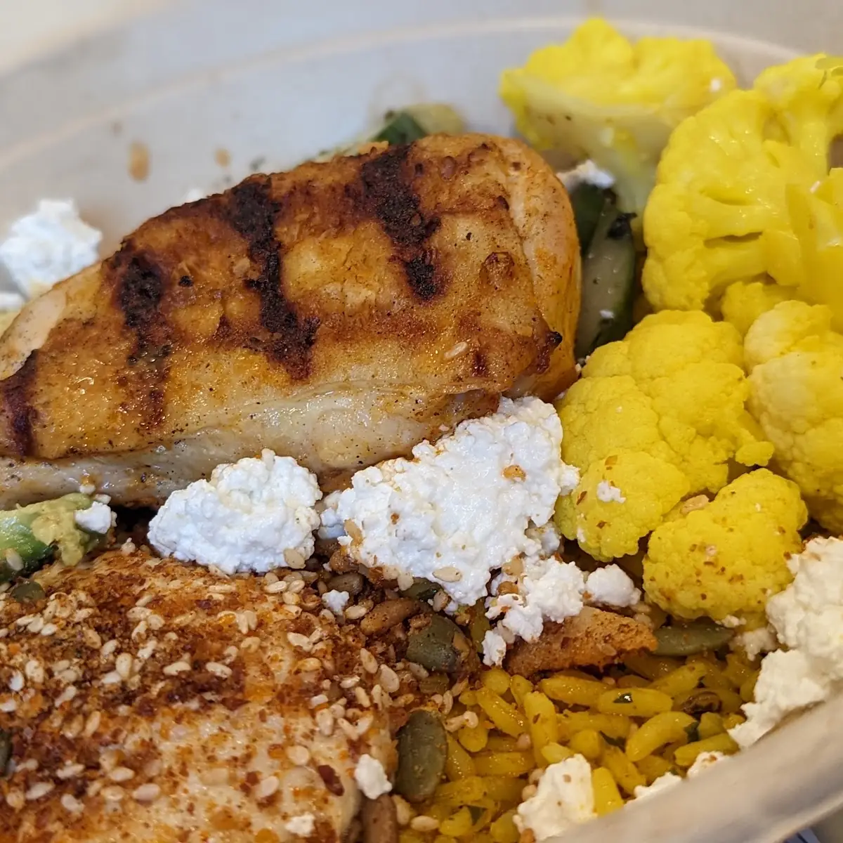 Rainbow Chicken Bowl