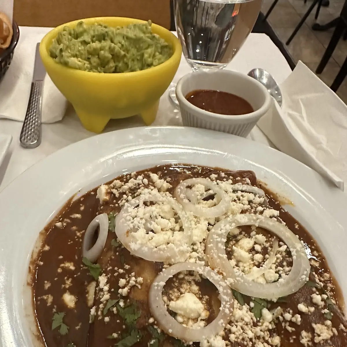Enchiladas de Mole Poblano