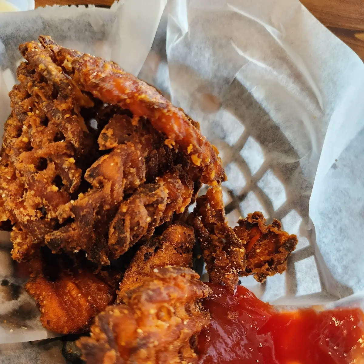 Burnt Sweet Potatoes Fries