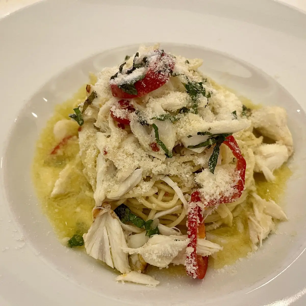 Spicy Crab Spaghetti
