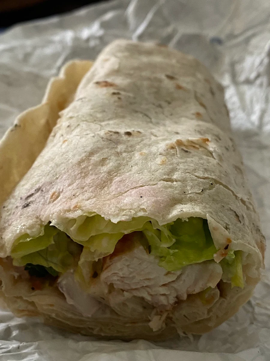 Chicken Wrap, Watan Kabob - Financial Drive