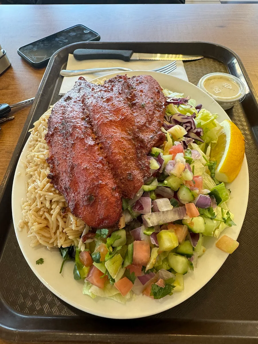 Tandoori Fish Dinner, Watan Kabob - Financial Drive