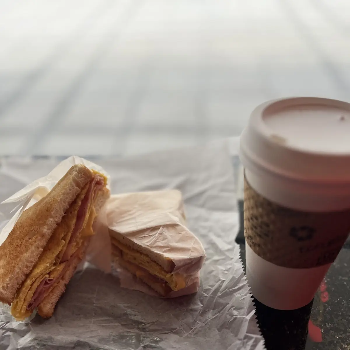 Ham Egg and Cheese Sandwich