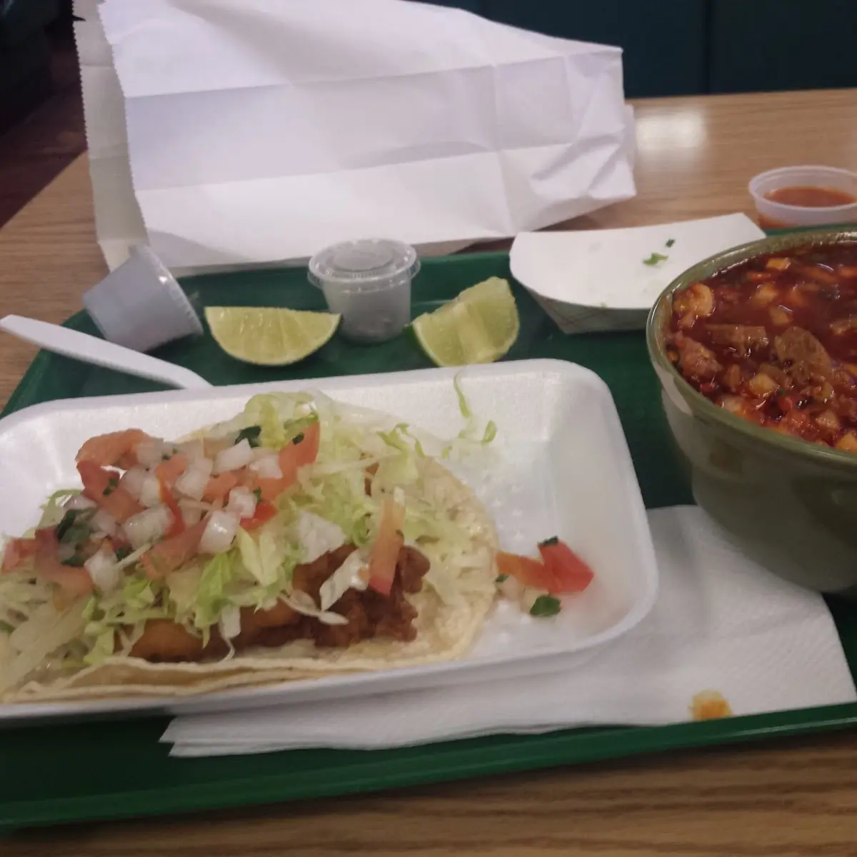Menudo and Fish Tacos