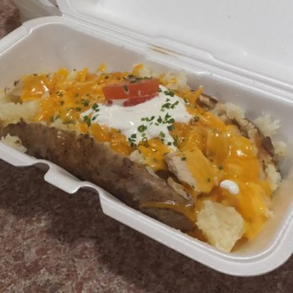 Plain Stuffed Potato