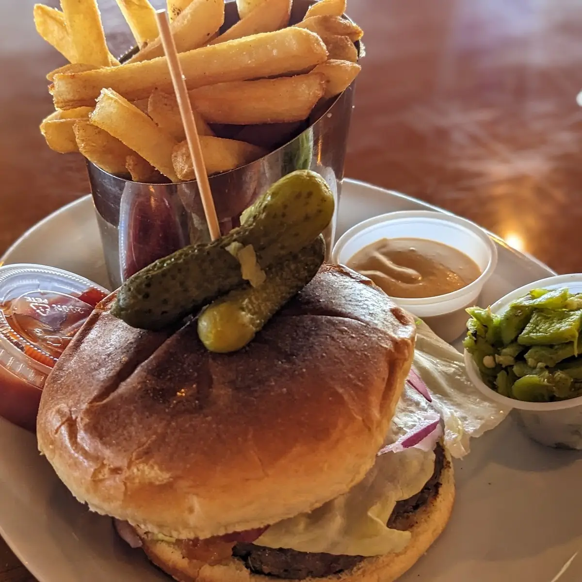 Cantina Burger w Bacon & Fries