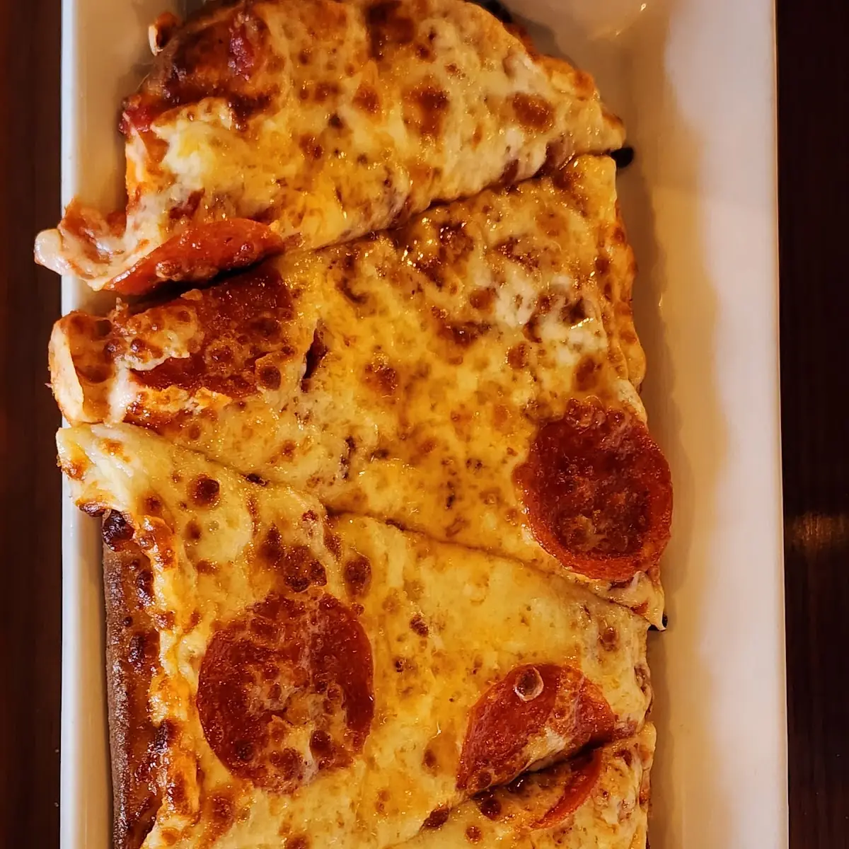 Flatbread Pizza w Honey and Pepperoni
