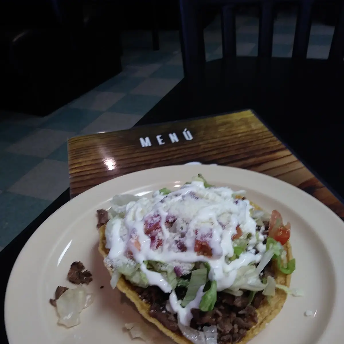 Beef Tostada