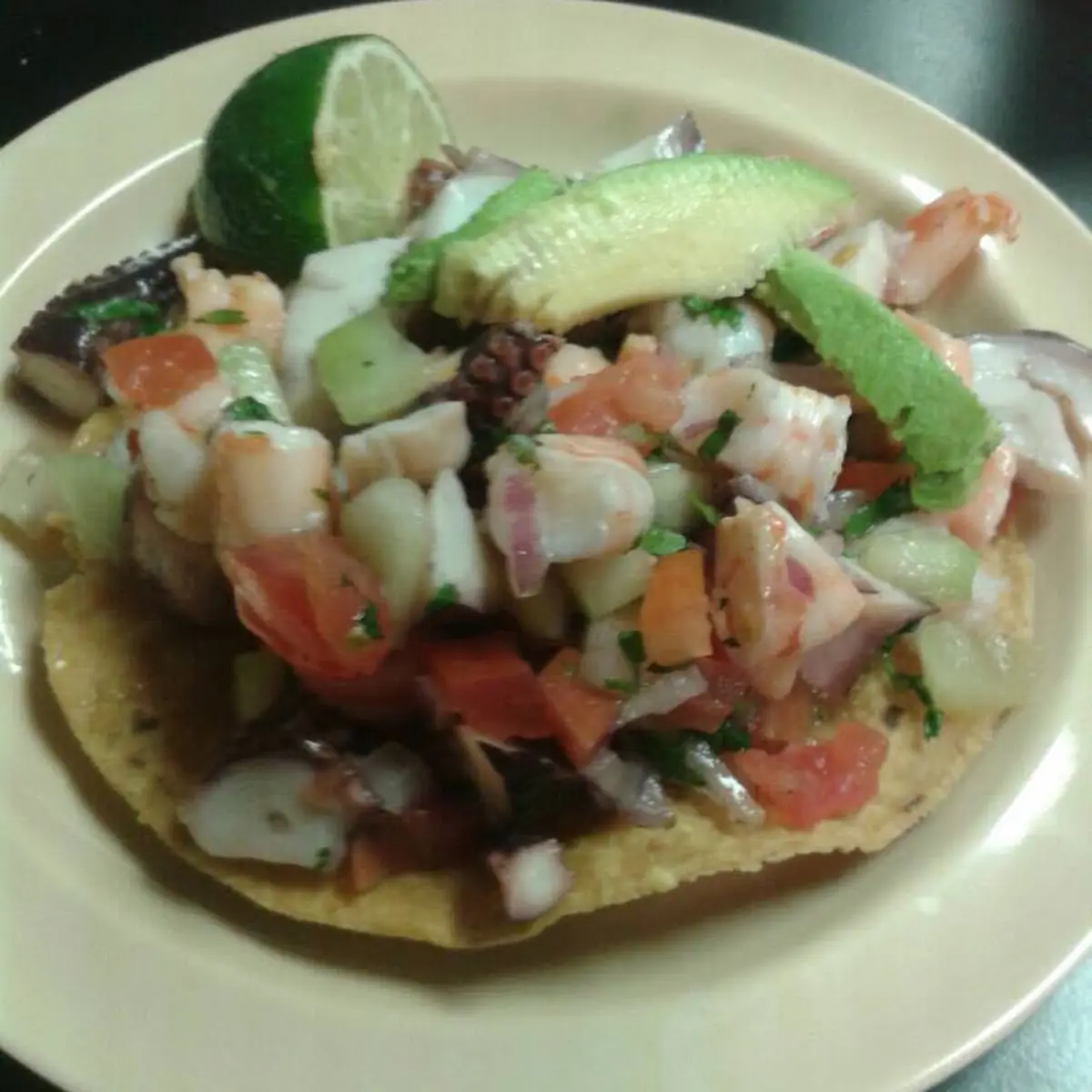 Tostadas de Ceviche
