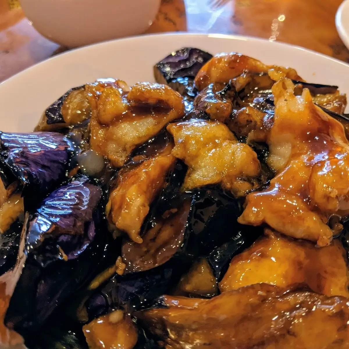 Fish Fillet with Eggplant